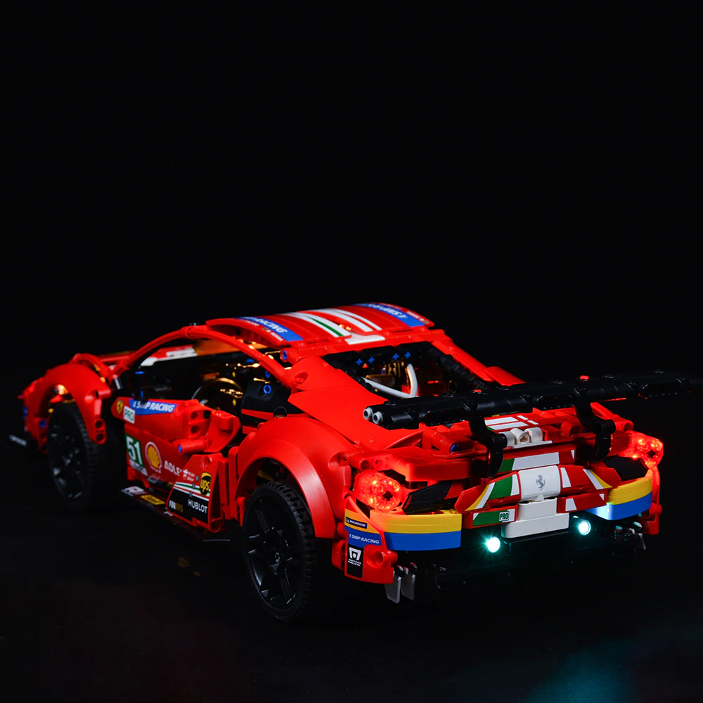 Lego Ferrari 488 GTE 42125 Light Kit