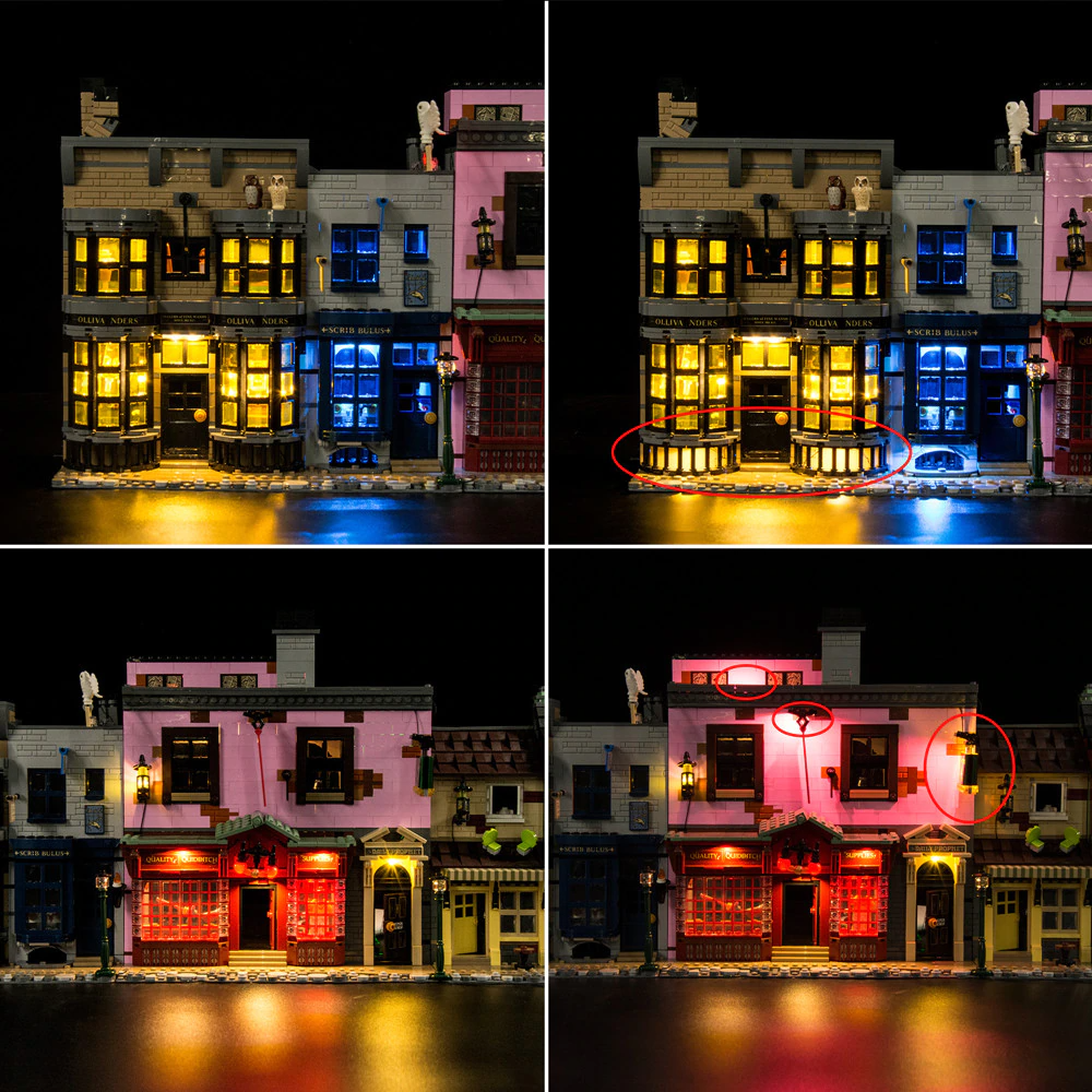 Lego Diagon Alley 75978 Light Kit