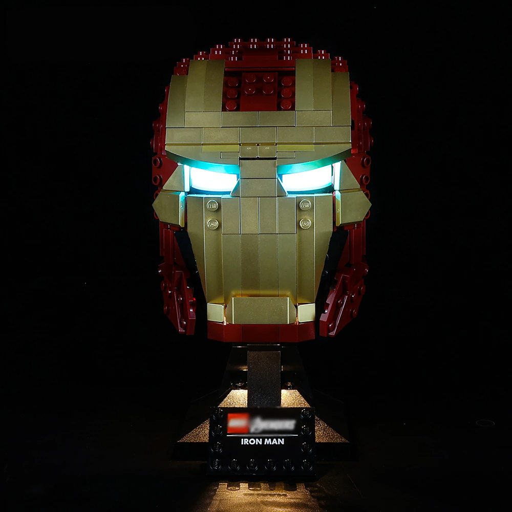 Lego Iron Man Helmet 76165 light kit