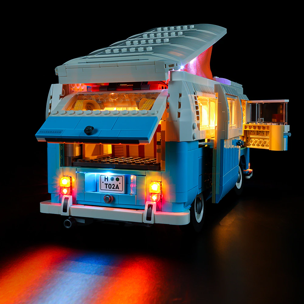 Lego Volkswagen T2 Camper Van 10279 light kit