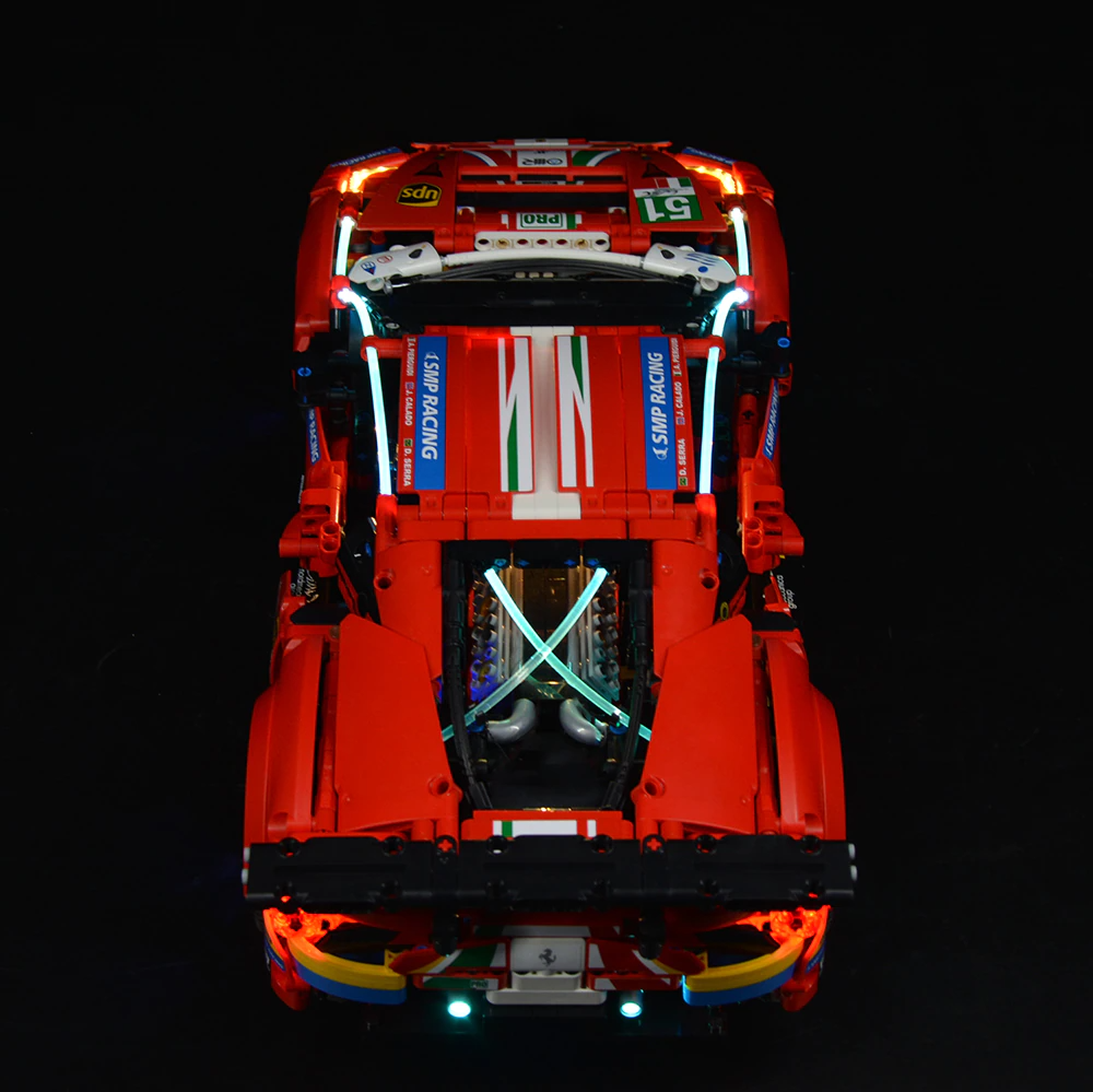 Lego Ferrari 488 GTE 42125 Light Kit