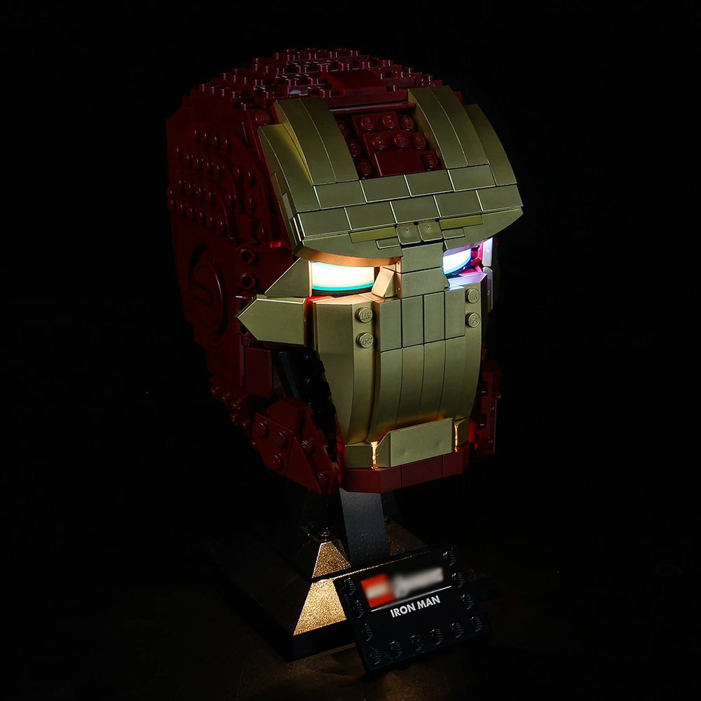 Lego Iron Man Helmet 76165 light kit