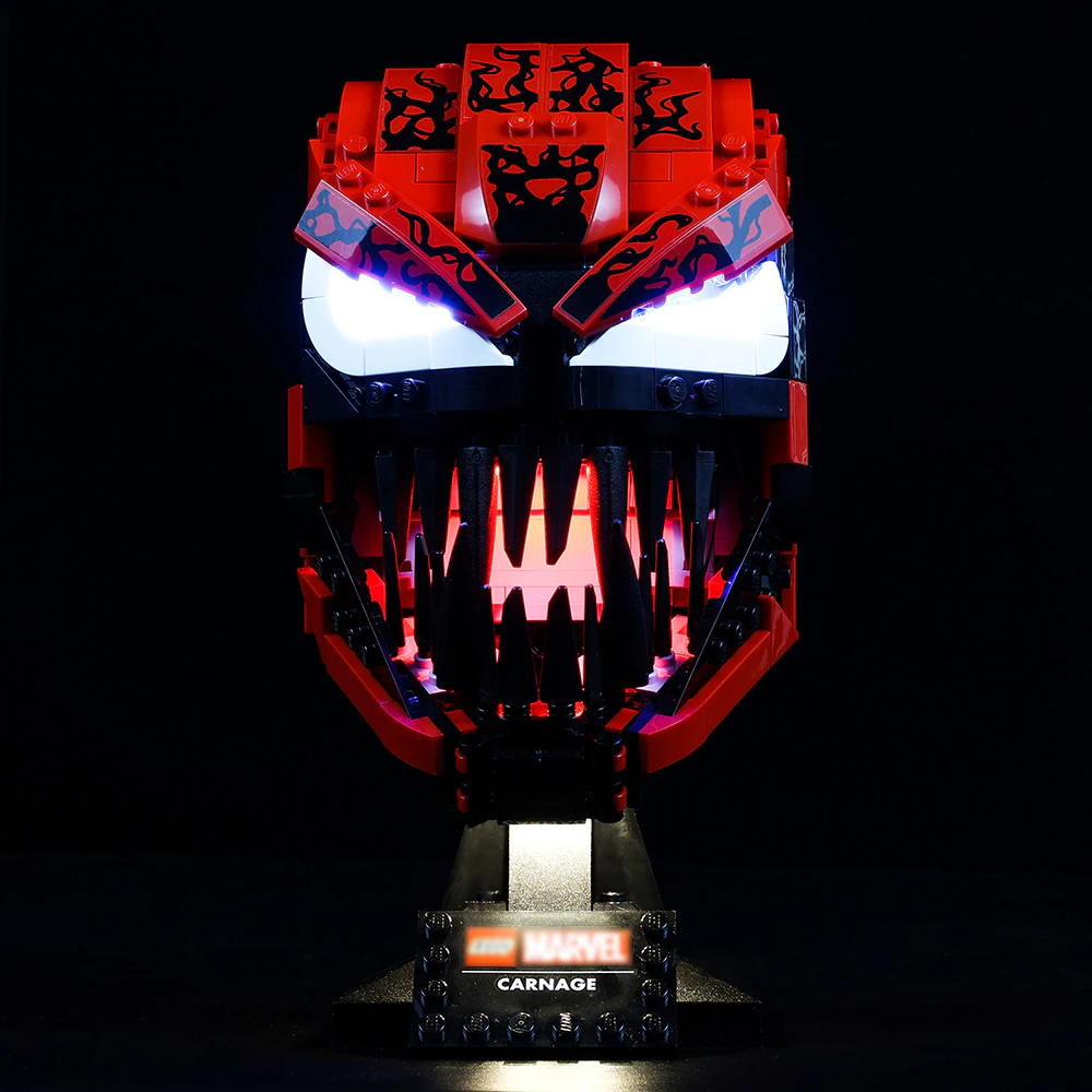 Lego Carnage Helmet 76199 light kit