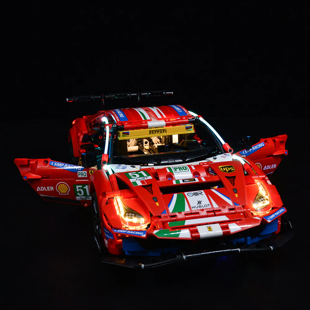 Lego Ferrari 488 GTE 42125 Light Kit