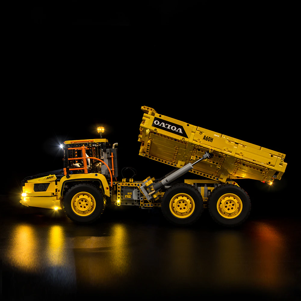 Lego 6x6 Volvo Articulated Hauler 42114 Light Kit