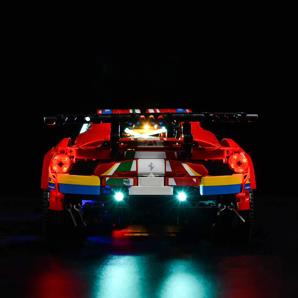 Lego Ferrari 488 GTE 42125 Light Kit