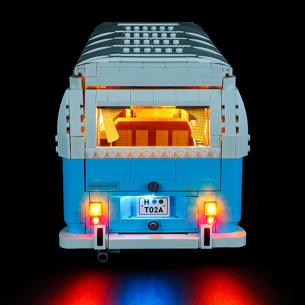Lego Volkswagen T2 Camper Van 10279 light kit