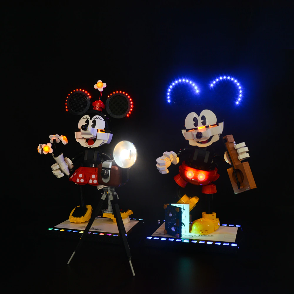 Lego Mickey Mouse & Minnie Mouse Buildable Characters 43179 light kit
