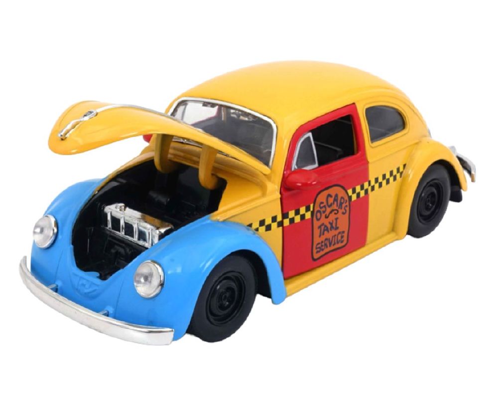 Jada Toys Oscar the Grouch 1959 VW Beetle 1:24 Diecast with Figure