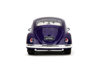 Jada Toys Wednesday VW Beetle 1:24 Diecast with Figure