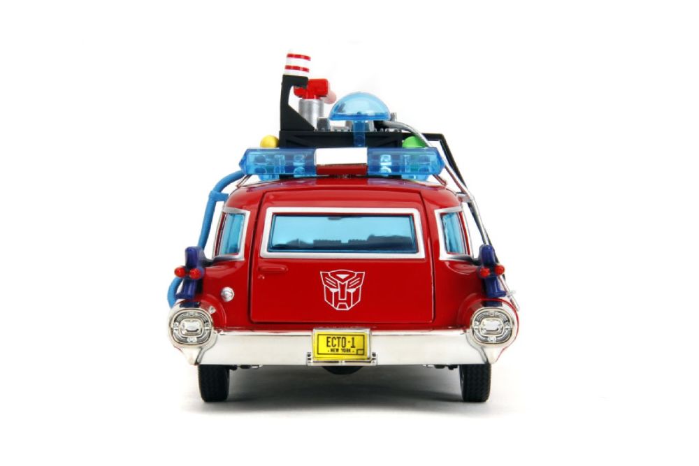 Jada Toys Transformers Ghostbusters Ecto-1 1:24 Diecast