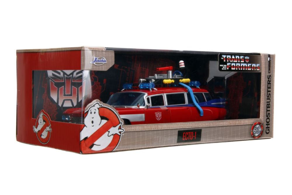 Jada Toys Transformers Ghostbusters Ecto-1 1:24 Diecast