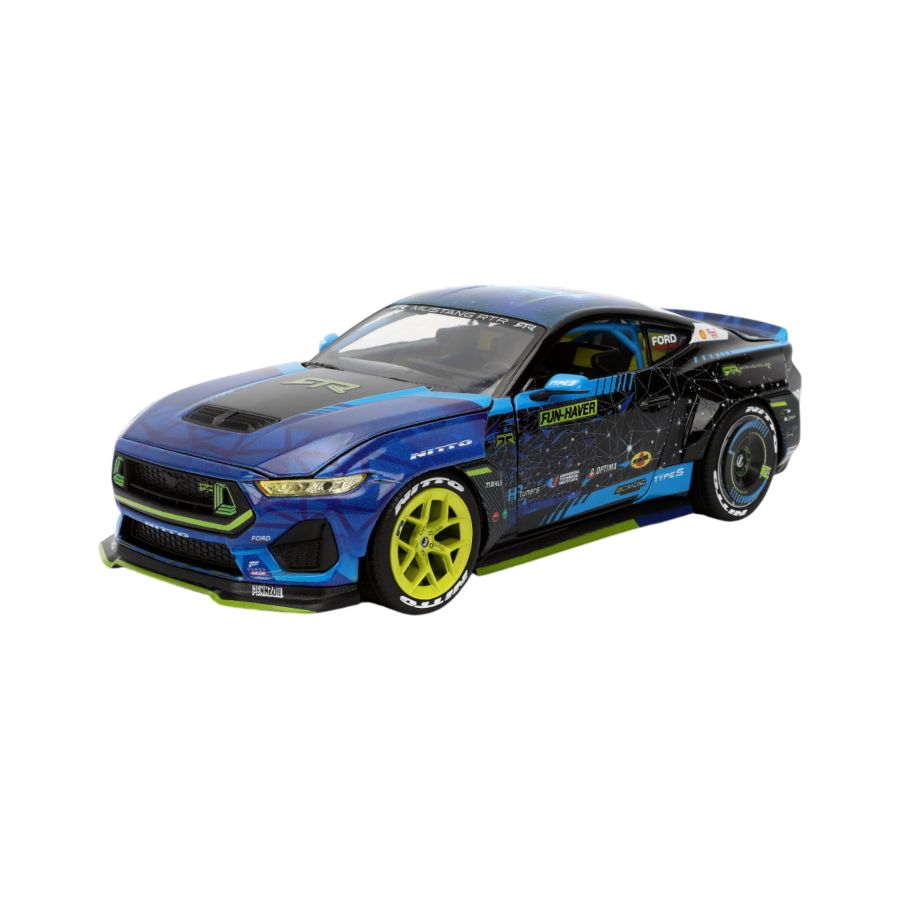 Jada Toys 2024 Ford Mustang RTR Racing 1:24 Diecast Model (Vaughn Gitten Jr.)