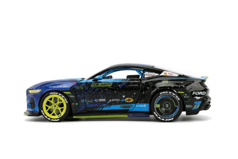 Jada Toys 2024 Ford Mustang RTR Racing 1:24 Diecast Model (Vaughn Gitten Jr.)