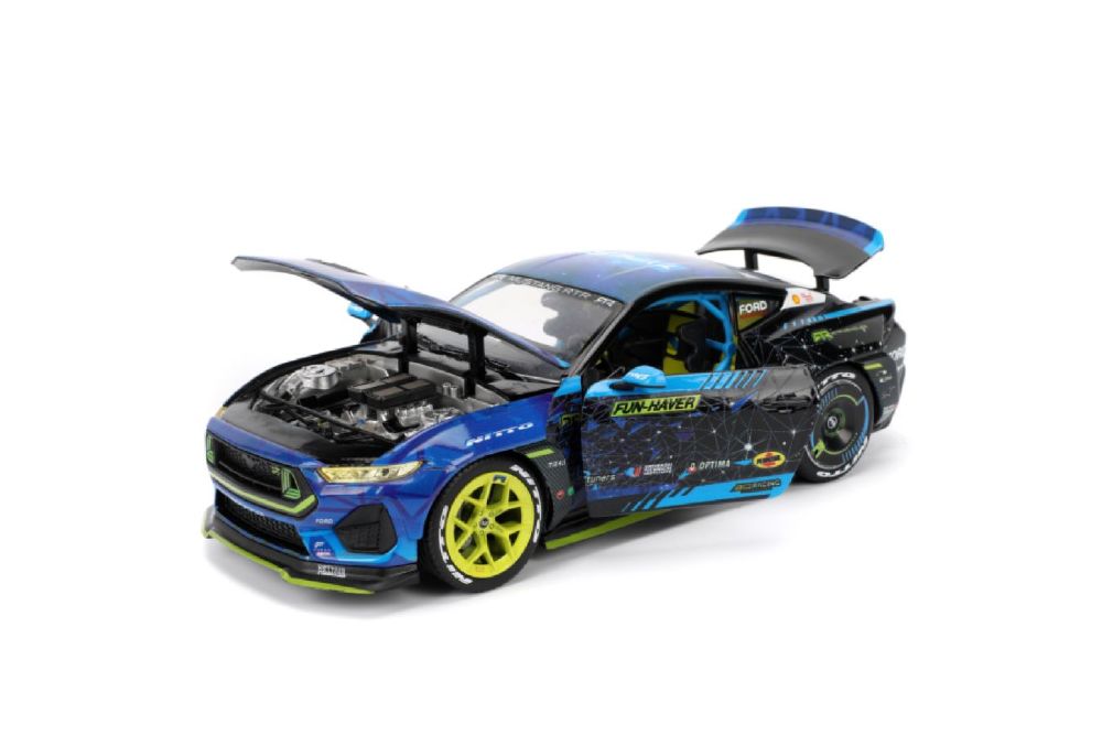 Jada Toys 2024 Ford Mustang RTR Racing 1:24 Diecast Model (Vaughn Gitten Jr.)