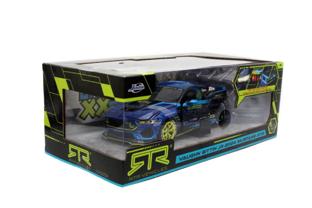 Jada Toys 2024 Ford Mustang RTR Racing 1:24 Diecast Model (Vaughn Gitten Jr.)