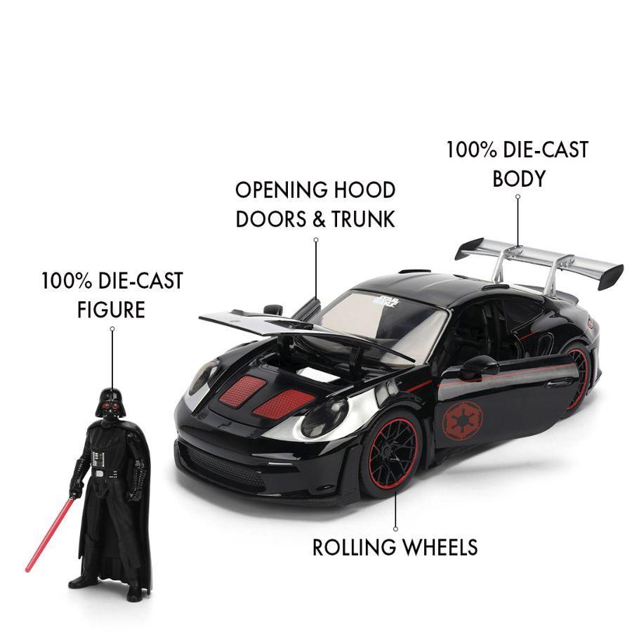 Jada Toys Darth Vader Porsche 911 GT3 RS 1:24 Diecast