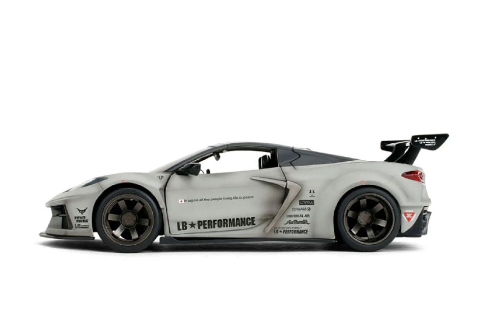 Jada Toys 2023 Corvette C8 Liberty Walk 1:24 Diecast Model