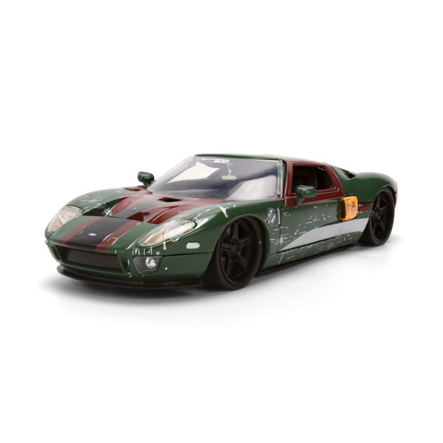 Jada Toys Star Was Boba Fett 2005 Ford GT 1:24 Diecast Model