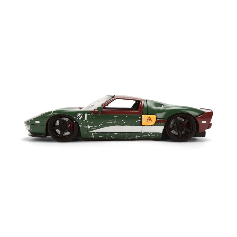 Jada Toys Star Was Boba Fett 2005 Ford GT 1:24 Diecast Model