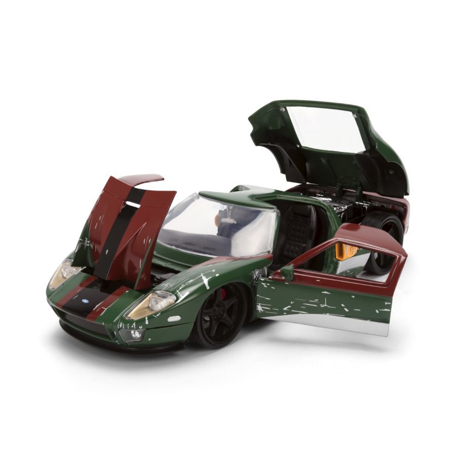 Jada Toys Star Was Boba Fett 2005 Ford GT 1:24 Diecast Model