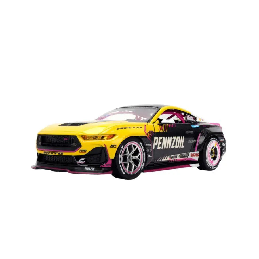Jada Toys 2025 Ford Mustang RTR Racing 1:24 Diecast Model Car (Ben Hobson)