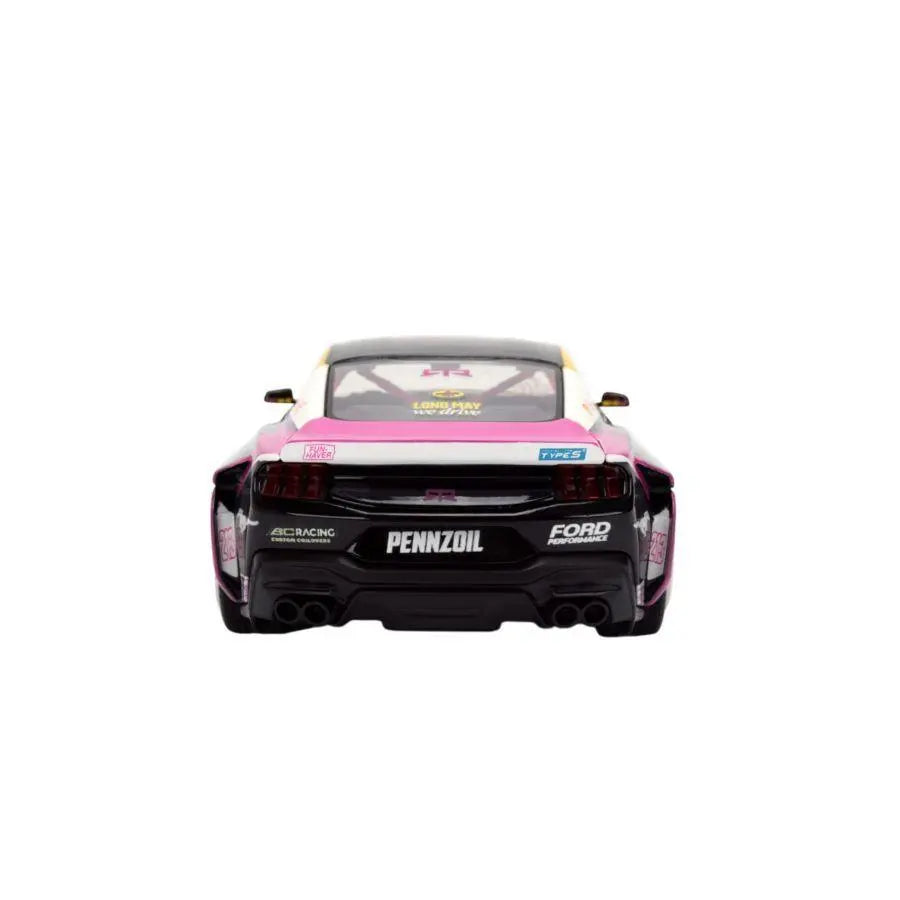 Jada Toys 2025 Ford Mustang RTR Racing 1:24 Diecast Model Car (Ben Hobson)