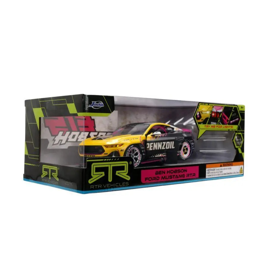 Jada Toys 2025 Ford Mustang RTR Racing 1:24 Diecast Model Car (Ben Hobson)