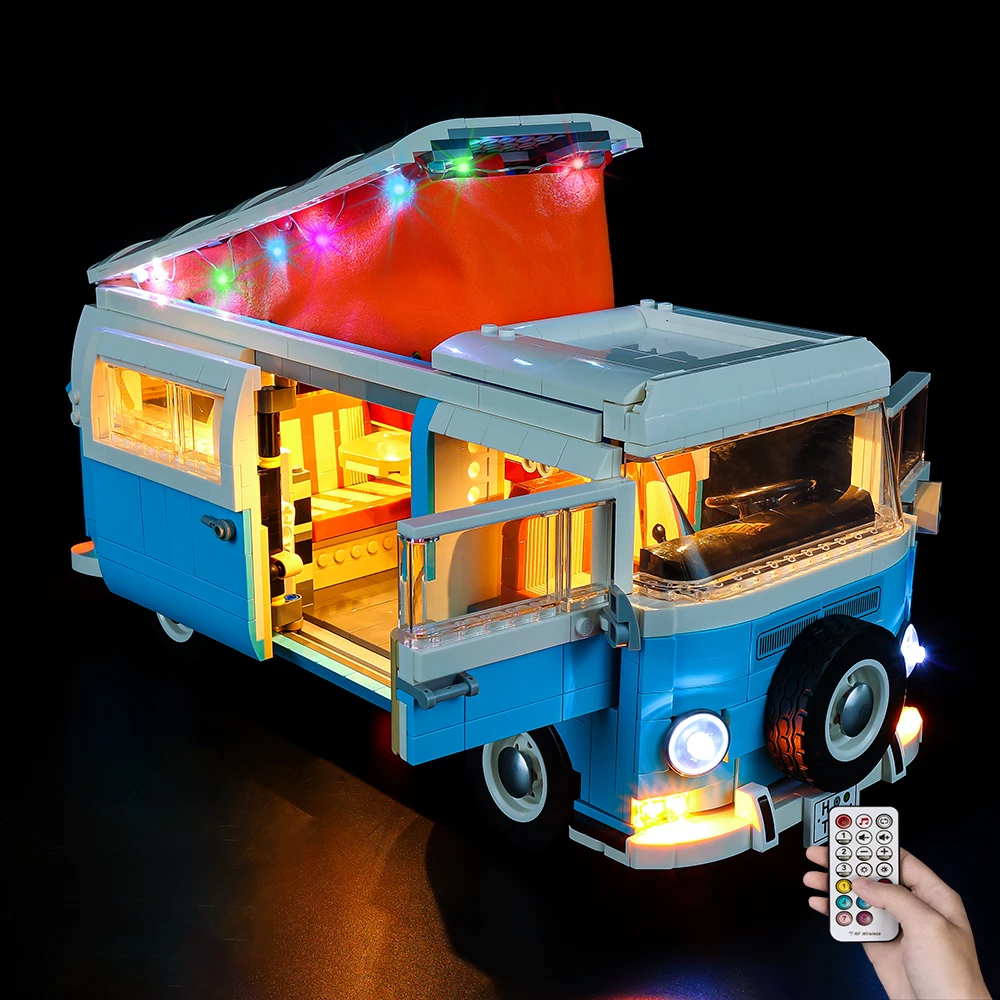 Lego Volkswagen T2 Camper Van 10279 light kit