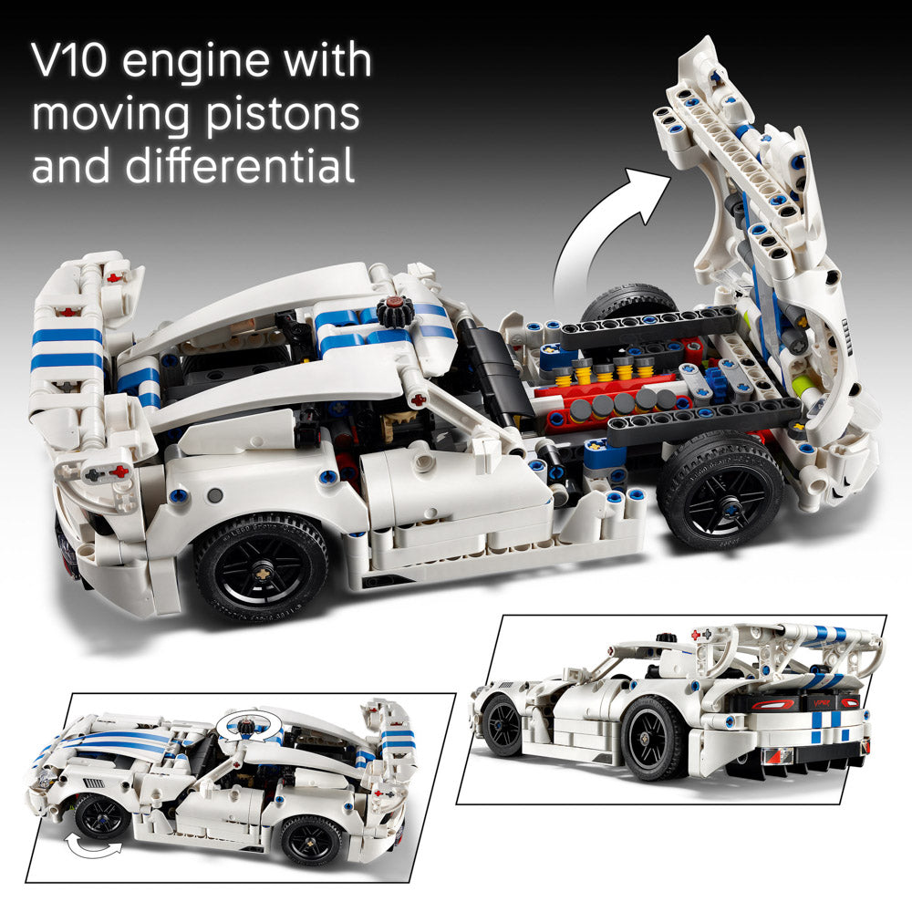 LEGO 42234 Technic Dodge Viper GTS-R Sports Car