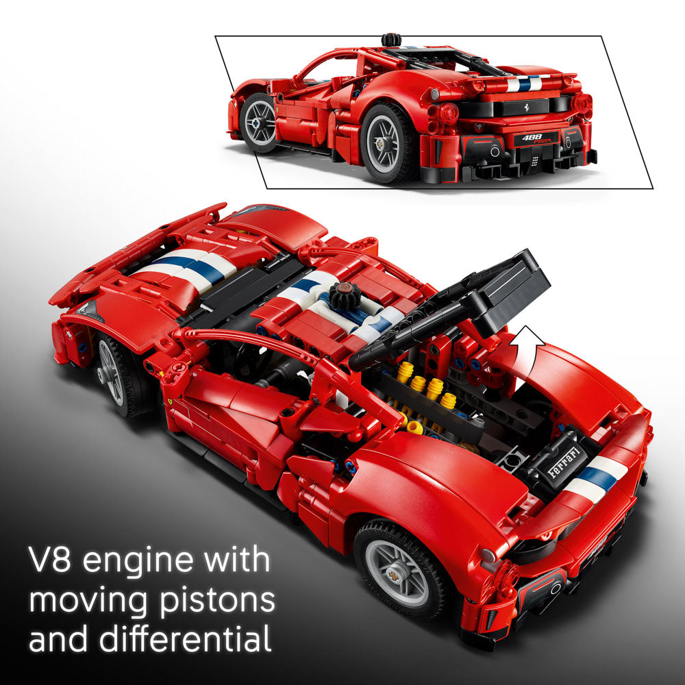 LEGO 42235 Technic Ferrari 488 Pista Car