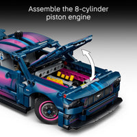 LEGO 42236 Technic Custom Garage Ford Mustang GT Car