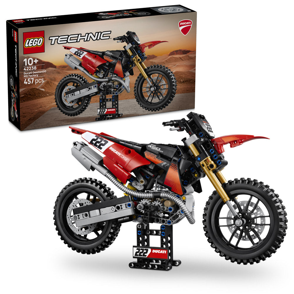 LEGO 42238 Technic Ducati Desmo450 MX Factory Motorcycle