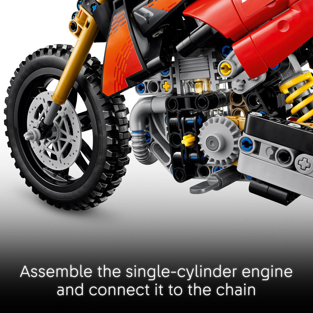 LEGO 42238 Technic Ducati Desmo450 MX Factory Motorcycle