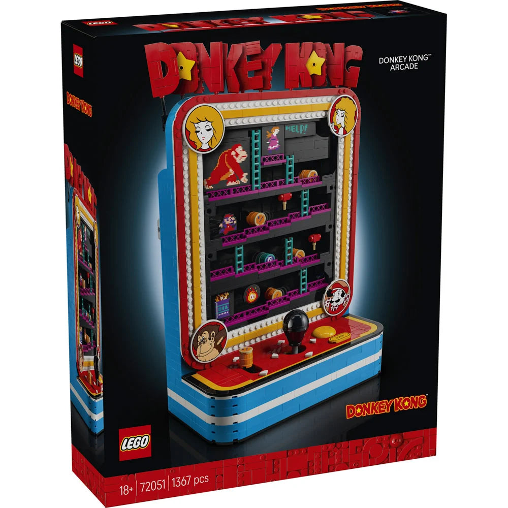 LEGO 72051 Donkey Kong Arcade | Retro Gaming Set for Adults