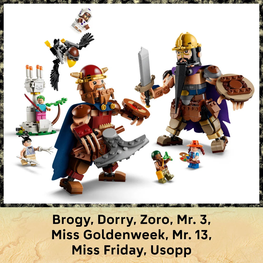 LEGO 75644 ONE PIECE Dorry vs. Brogy – Giants of Little Garden
