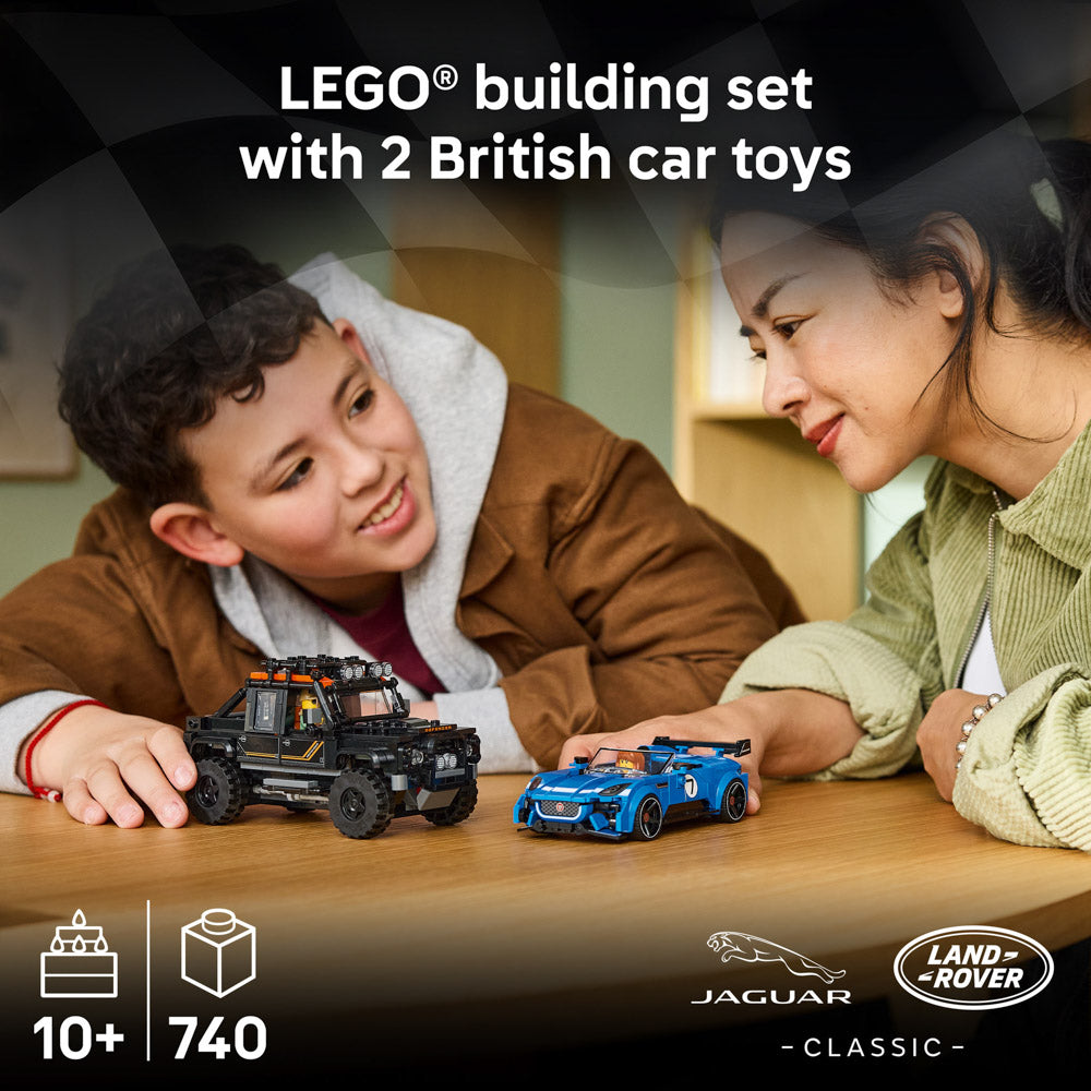 LEGO 77264 Speed Champions Jaguar Project 7 & Land Rover Defender