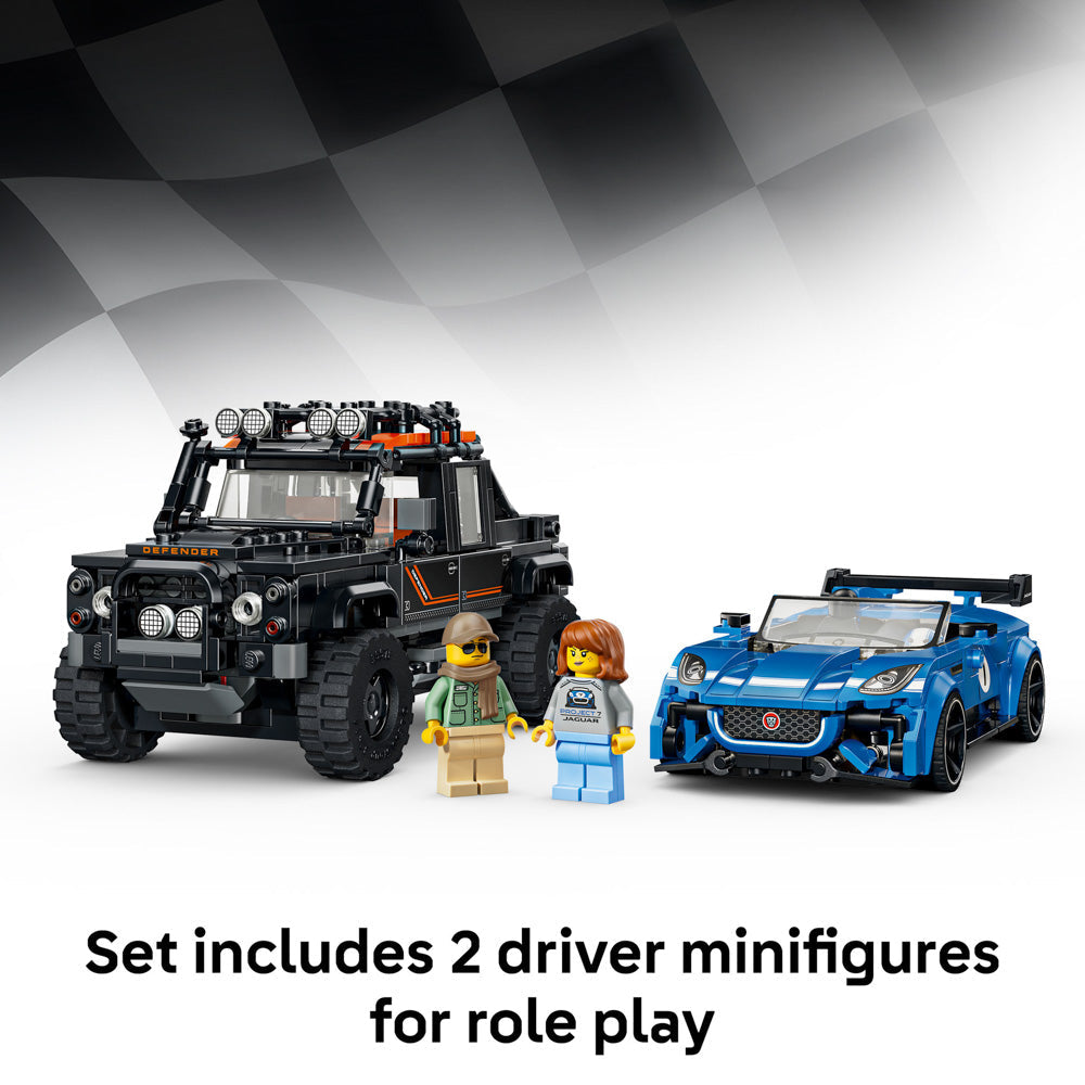 LEGO 77264 Speed Champions Jaguar Project 7 & Land Rover Defender