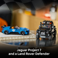 LEGO 77264 Speed Champions Jaguar Project 7 & Land Rover Defender