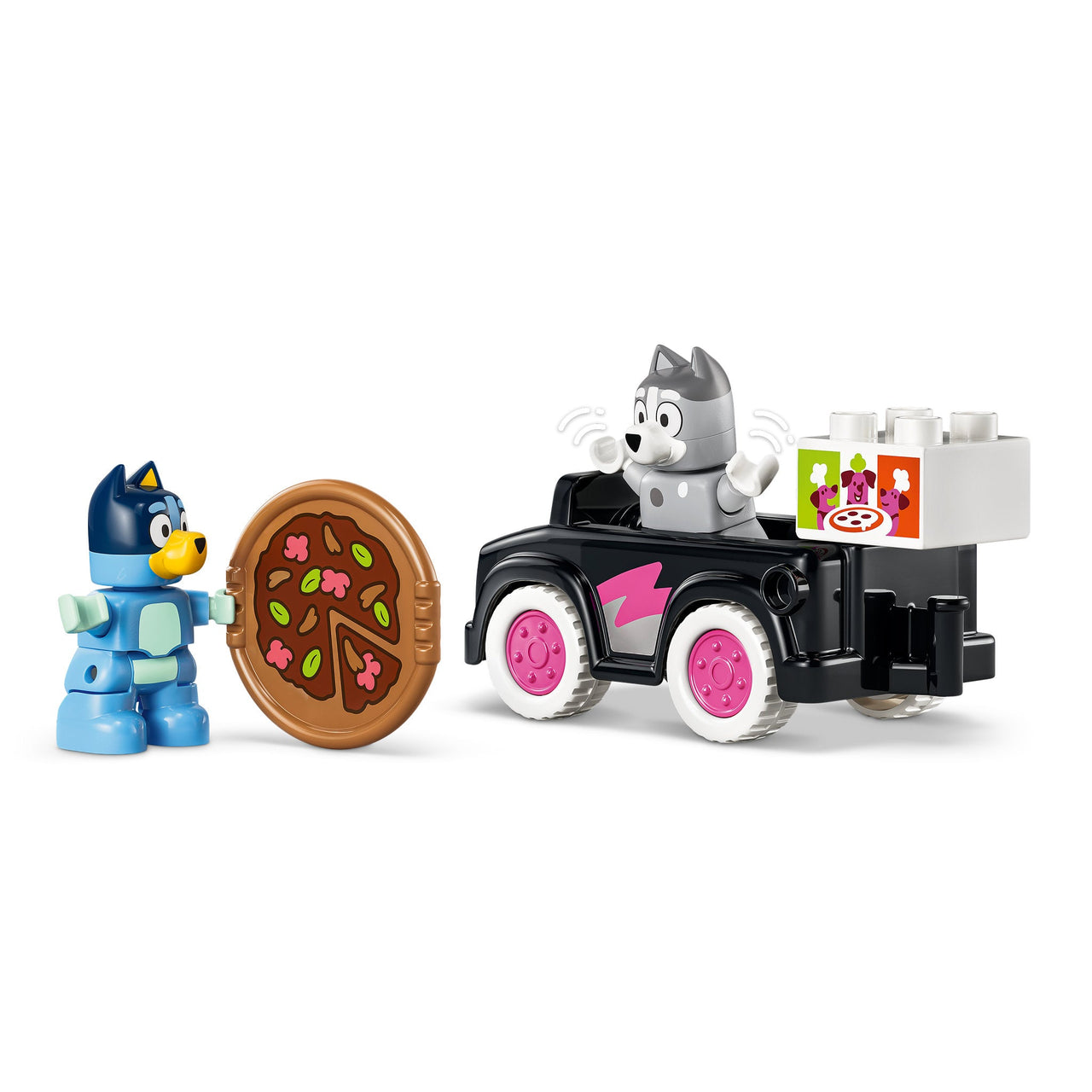 LEGO 10469 DUPLO Bluey Pizza Girls with Muffin and Bluey