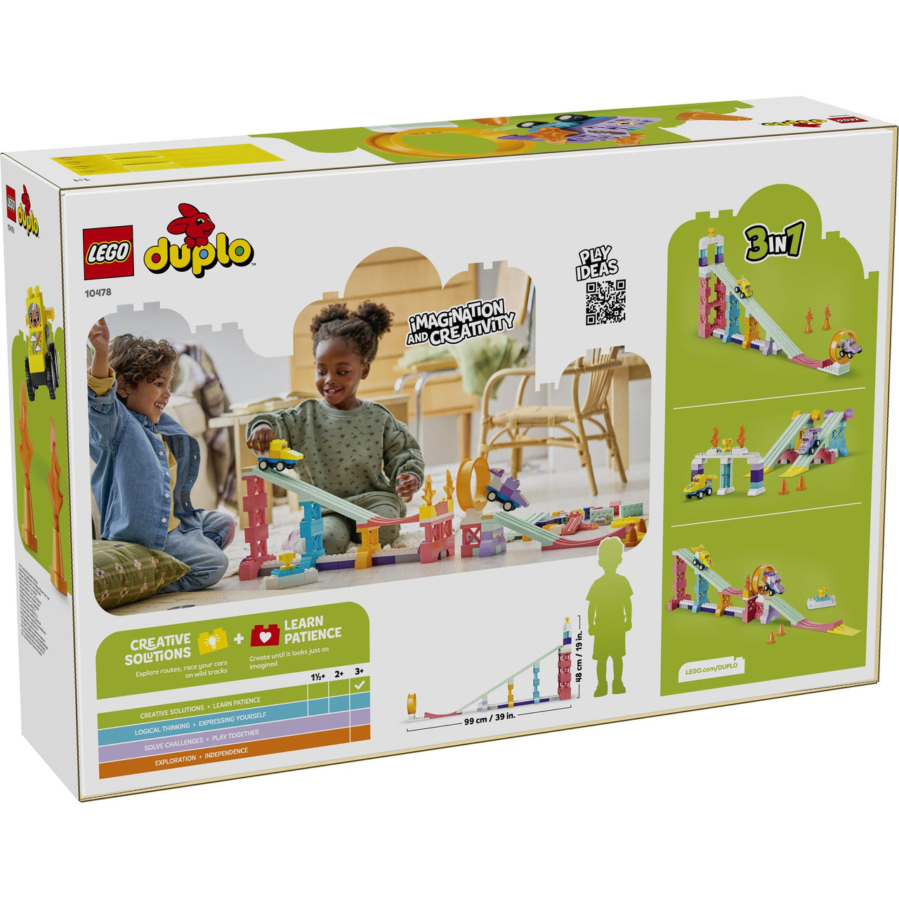 LEGO 10478 DUPLO Town 3 in 1 Creative Ramps with Vehicles