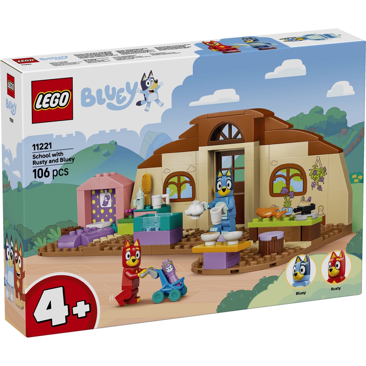 LEGO 11221 Bluey School With Rusty And Bluey