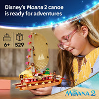 LEGO 43270 Disney Princess Moana's Adventure Canoe
