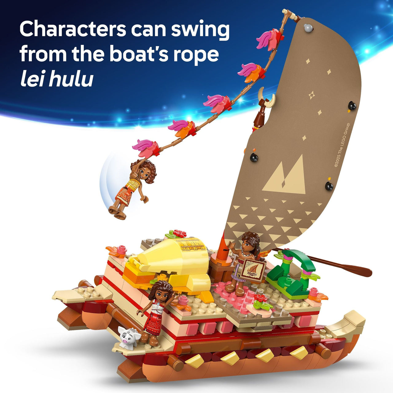 LEGO 43270 Disney Princess Moana's Adventure Canoe