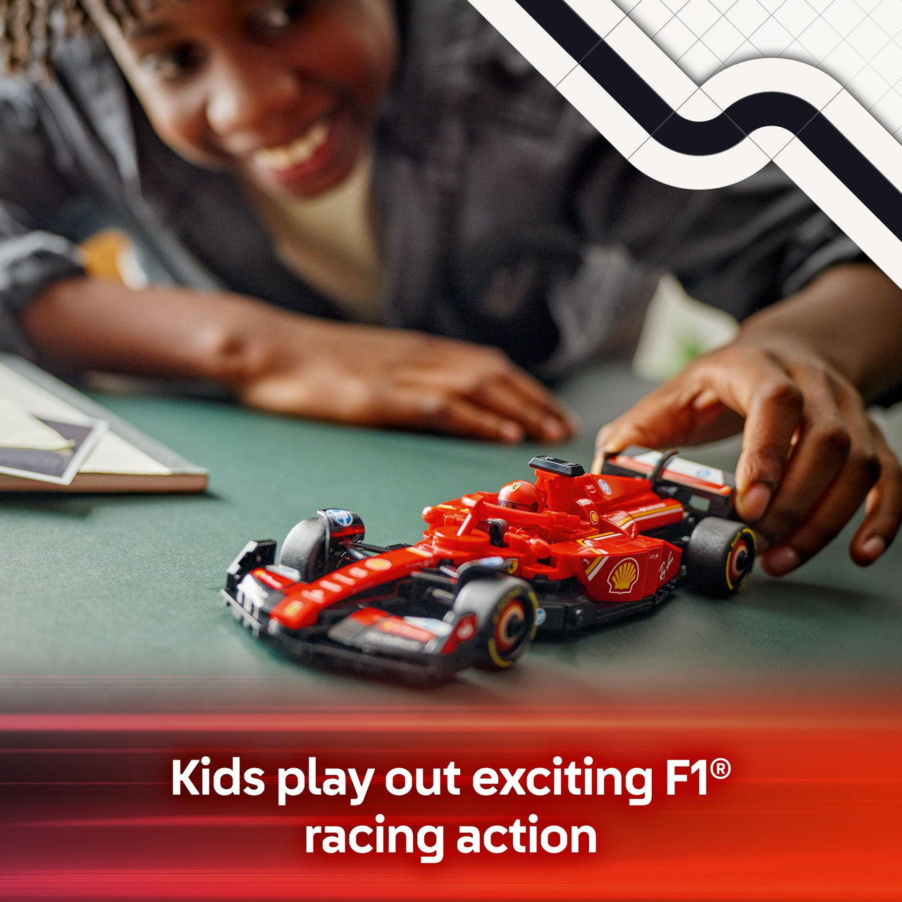 LEGO 77242 Speed Champions Ferrari SF-24 F1 Race Car