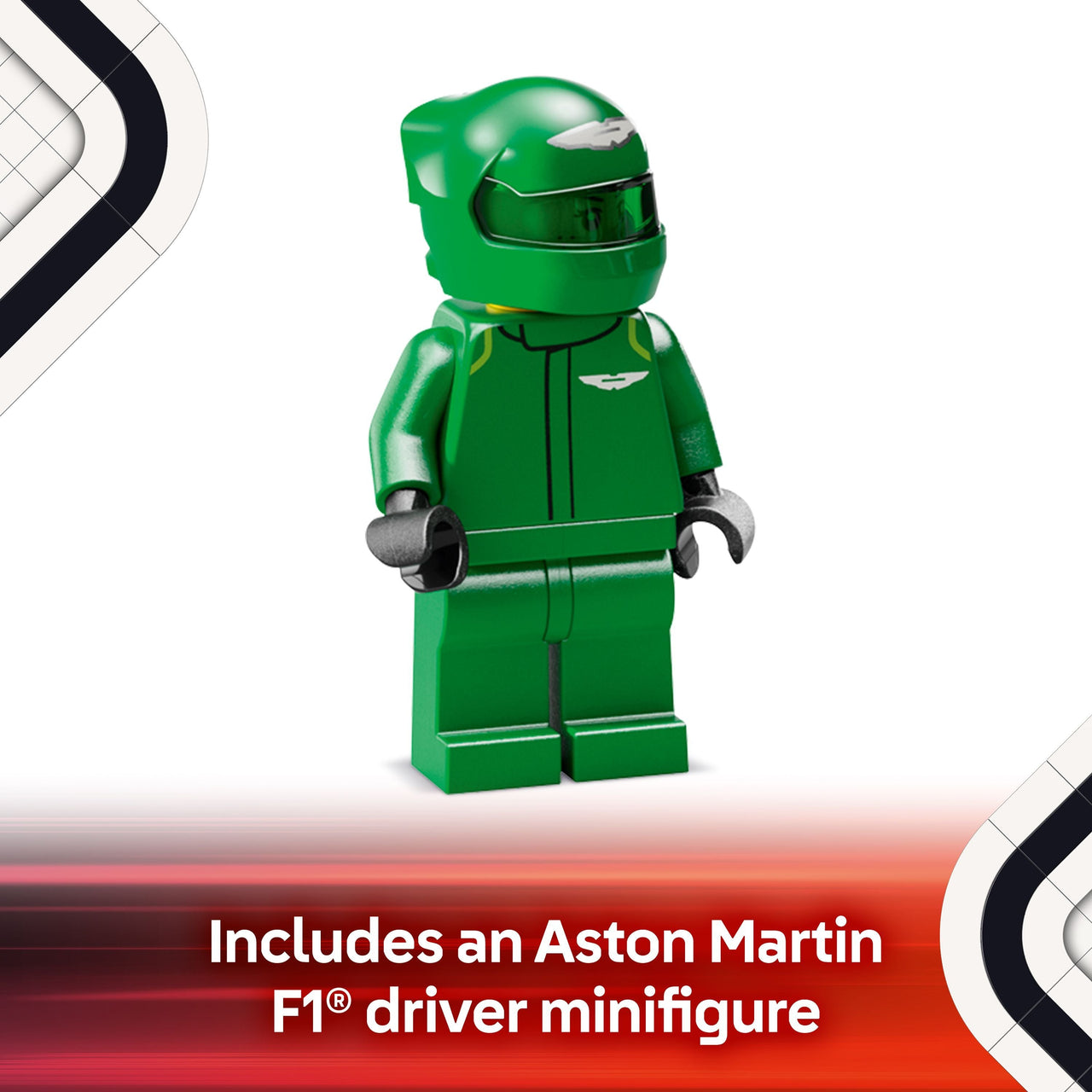 LEGO 77245 Speed Champions Aston Martin Aramco F1 AMR24 Race Car