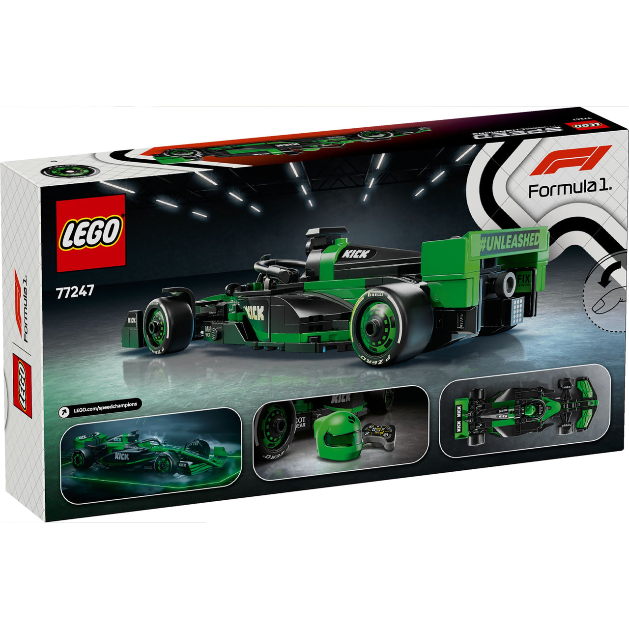LEGO 77247 Speed Champions KICK Sauber F1 Team C44 Race Car