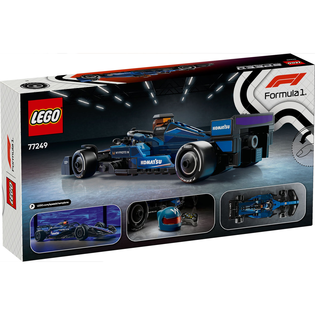 LEGO 77249 Speed Champions Williams Racing FW46 F1 Race Car