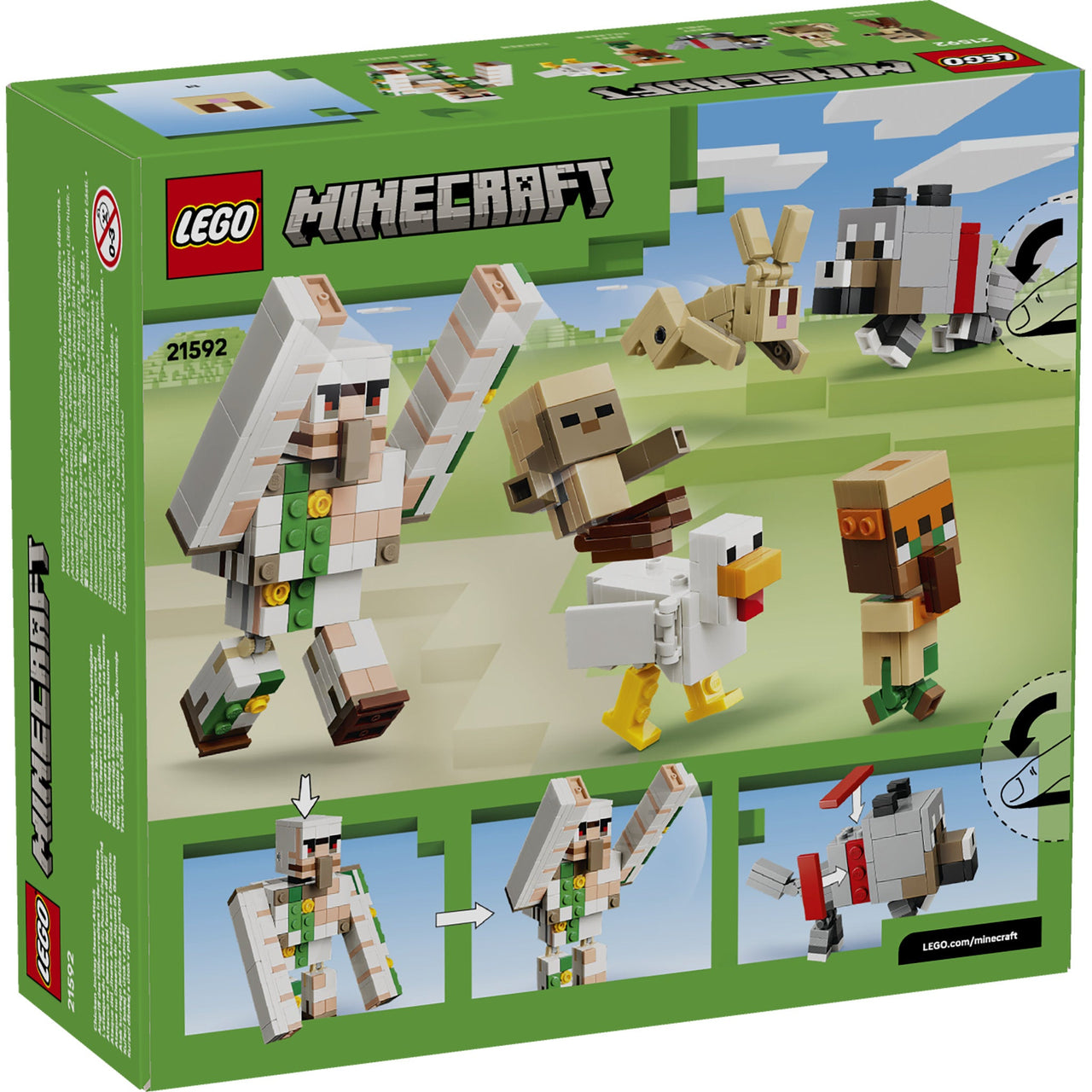 LEGO 21592 Minecraft Chicken Jockey Desert Attack