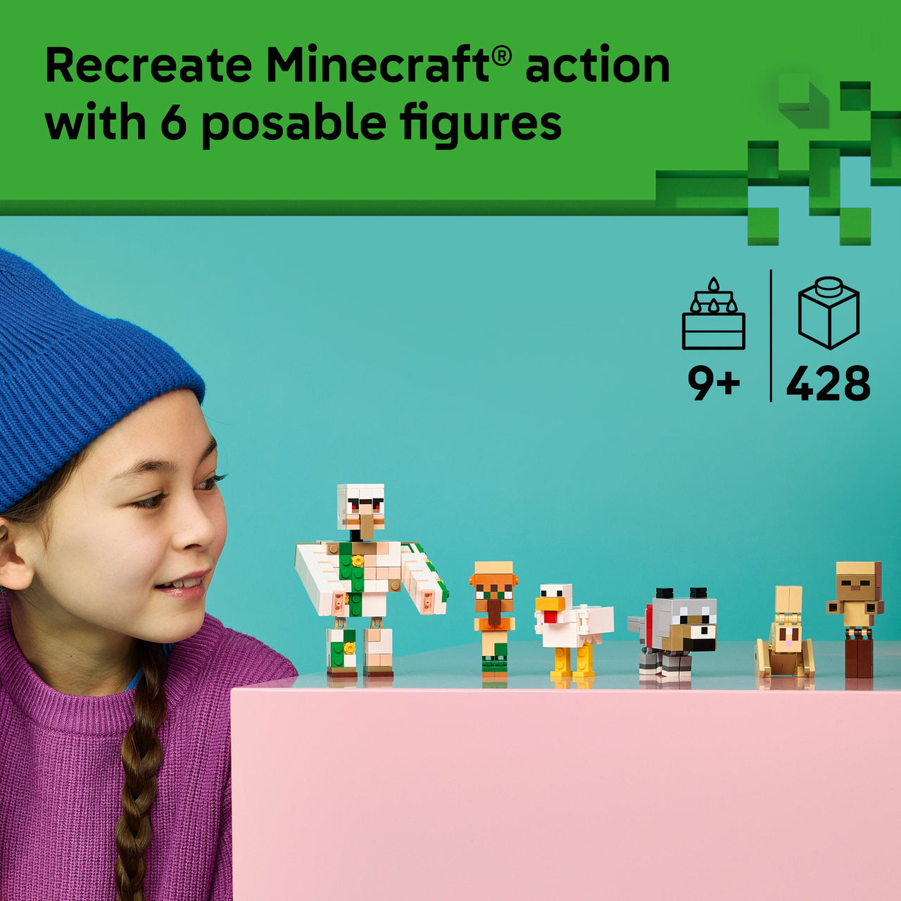 LEGO 21592 Minecraft Chicken Jockey Desert Attack